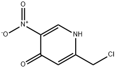 4(1H)-Pyridinone,2-(chloromethyl)-5-nitro-(9CI) 구조식 이미지