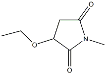 2,5-Pyrrolidinedione,3-ethoxy-1-methyl-(9CI) Structure