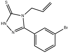 4-allyl-5-(3-bromophenyl)-4H-1,2,4-triazole-3-thiol Structure