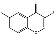 3-요오도-6-메틸-4H-크로멘-4-온 구조식 이미지