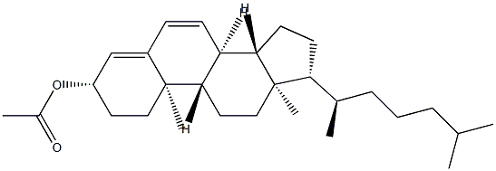 Cholesta-4,6-diene-3β-ol acetate Structure