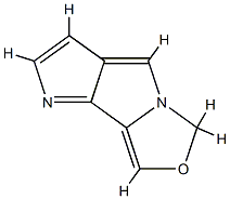 6H-Pyrrolo[2,3:3,4]pyrrolo[1,2-c]oxazole(9CI) 구조식 이미지