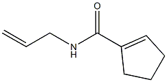 1-Cyclopentene-1-carboxamide,N-2-propenyl-(9CI) Structure