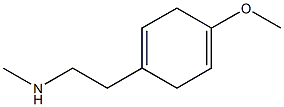 1,4-시클로헥사디엔-1-에탄아민,4-메톡시-N-메틸-(9CI) 구조식 이미지