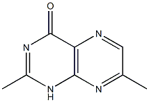4(1H)-Pteridinone,2,7-dimethyl-(9CI) Structure