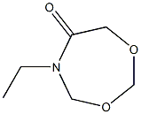1,3,5-Dioxazepin-6(7H)-one,5-ethyldihydro-(9CI) Structure