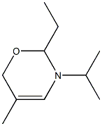 2H-1,3-Oxazine,2-ethyl-3,6-dihydro-5-methyl-3-(1-methylethyl)-(9CI) Structure