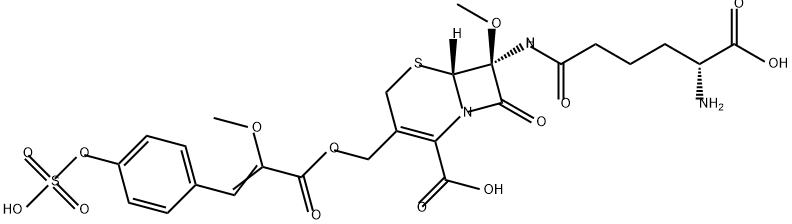 O-Sulfocephamycin B Structure