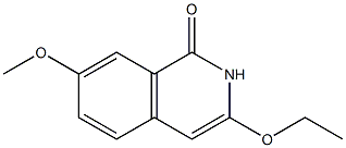 1(2H)-Isoquinolinone,3-ethoxy-7-methoxy-(9CI) Structure