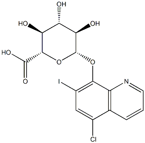clioquinol glucuronide Structure