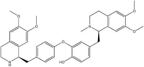 N''-DEMETHYLDAURICINE IODIDE Structure