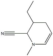 2-Pyridinecarbonitrile,3-ethyl-1,2,3,4-tetrahydro-1-methyl-(9CI) Structure