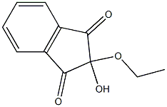 1H-Indene-1,3(2H)-dione,2-ethoxy-2-hydroxy-(9CI) Structure