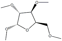 Methyl 2-O,3-O,5-O-trimethyl-α-D-xylofuranoside Structure