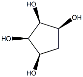 1α,2α,3α,4α-사이클로펜탄테트롤 구조식 이미지