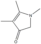 3H-Pyrrol-3-one,1,2-dihydro-1,4,5-trimethyl-(9CI) 구조식 이미지