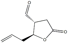 3-Furancarboxaldehyde, tetrahydro-5-oxo-2-(2-propenyl)-, (2R,3S)-rel- (9CI) 구조식 이미지