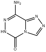 1,2,4-Triazolo[4,3-d][1,2,4]triazin-5(6H)-one,8-amino-(9CI) 구조식 이미지