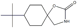 1-Oxa-3-azaspiro[4.5]decan-2-one,8-(1,1-dimethylethyl)-(9CI) Structure