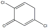 2,5-Cyclohexadien-1-one,2,5-dichloro-(9CI) Structure