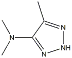 2H-1,2,3-Triazol-4-amine,N,N,5-trimethyl-(9CI) 구조식 이미지