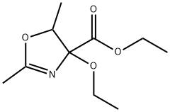 4-Oxazolecarboxylicacid,4-ethoxy-4,5-dihydro-2,5-dimethyl-,ethylester(9CI) Structure