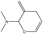 2H-Pyran-2-amine,3,4-dihydro-N,N-dimethyl-3-methylene-(9CI) Structure