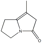3H-Pyrrolizin-3-one,2,5,6,7-tetrahydro-1-methyl-(9CI) 구조식 이미지