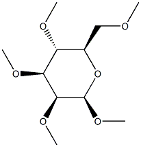 1-O,2-O,3-O,4-O,6-O-Pentamethyl-β-D-mannopyranose Structure