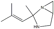 1,3-Diazabicyclo[3.1.0]hexane,2-methyl-2-(2-methyl-1-propenyl)-(9CI) Structure