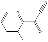 2-Pyridineacetonitrile,3-methyl-alpha-oxo-(9CI) Structure