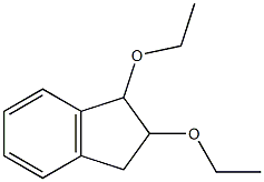 1H-Indene,1,2-diethoxy-2,3-dihydro-(9CI) Structure