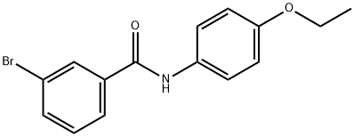 3-bromo-N-(4-ethoxyphenyl)benzamide 구조식 이미지