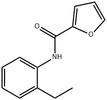 2-푸란카르복사미드,N-(2-에틸페닐)-(9CI) 구조식 이미지