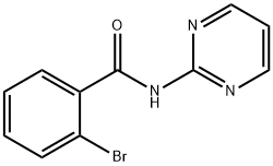 2-bromo-N-pyrimidin-2-ylbenzamide Structure