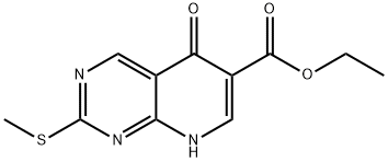 Ethyl 2-(Methylthio)-5-Oxo-5,8-Dihydropyrido[2,3-D]Pyrimidine-6-Carboxylate(WX130168) Structure