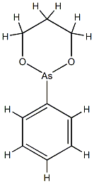 2-Phenyl-1,3,2-dioxarsenane Structure