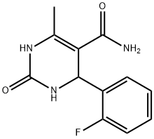 5-Pyrimidinecarboxamide,4-(2-fluorophenyl)-1,2,3,4-tetrahydro-6-methyl-2-oxo-(9CI) 구조식 이미지