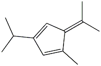 1,3-Cyclopentadiene,1-methyl-3-(1-methylethyl)-5-(1-methylethylidene)-(9CI) 구조식 이미지