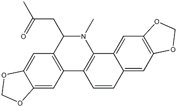 8-acetonyldihydroavicine Structure