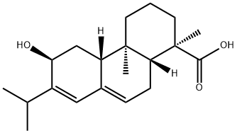 12-Hydroxyabietic acid 구조식 이미지