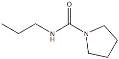 1-Pyrrolidinecarboxamide,N-propyl-(9CI) Structure