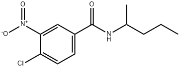 4-chloro-3-nitro-N-(pentan-2-yl)benzamide Structure