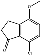 7-Chloro-4-methoxy-indan-1-one Structure