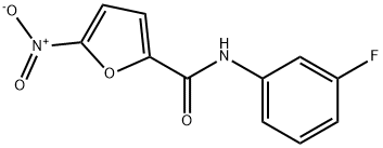 2-Furancarboxamide,N-(3-fluorophenyl)-5-nitro-(9CI) Structure