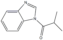 1H-Benzimidazole,1-(2-methyl-1-oxopropyl)-(9CI) 구조식 이미지