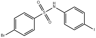 4-bromo-N-(4-iodophenyl)-benzenesulfonamide（WS203363） 구조식 이미지