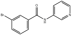 3-bromo-N-pyridin-3-ylbenzamide 구조식 이미지