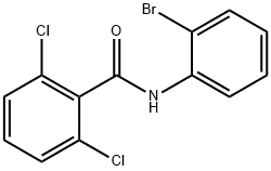 N-(2-bromophenyl)-2,6-dichlorobenzamide 구조식 이미지