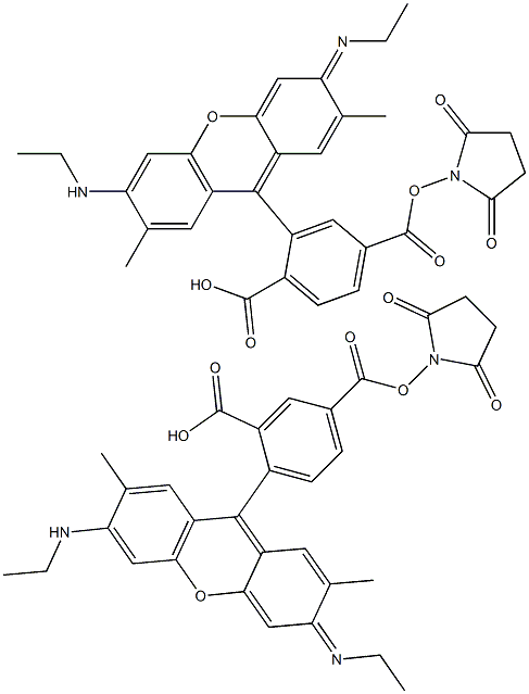 5(6)-CR 6G, SE  [5(6)-CarboxyrhodaMine 6G, succiniMidyl ester] Structure